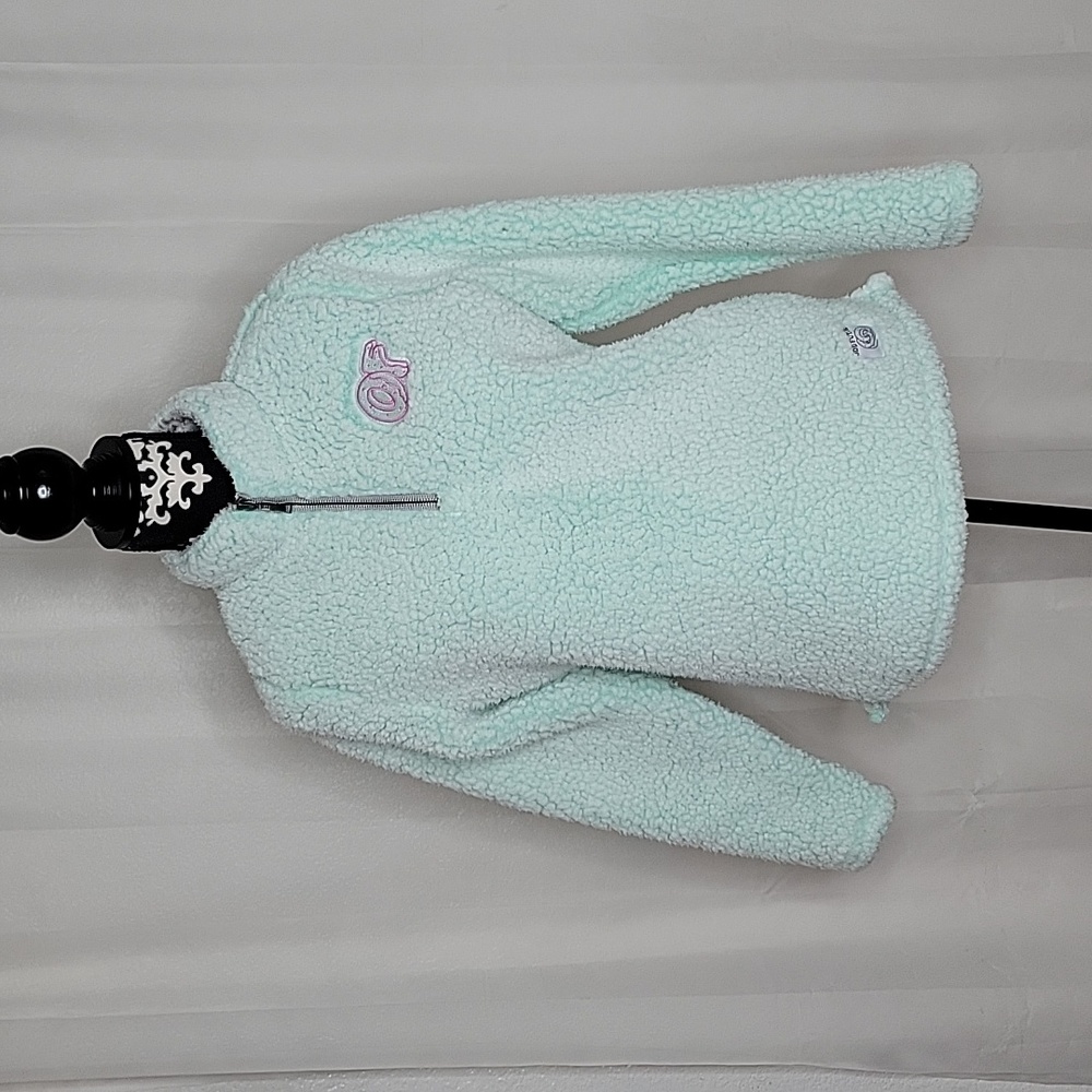 ODD FUTURE 1/4 zip sherpa pullover sweater Small